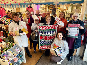 (Back row left to right: Lisa Patterson, Sally McLean-Butler, Richard Insley, Gerry McGeown, (Middle row L - R): Tom Shepley, Norma Mottley, Sarah Brindley, Tania Paling-Sparkes (Creative Drayton), Gill Baldwin and (front) Dee Spencer.