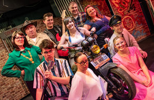 Back row: Simon Whitehouse, Danny Clayton, Geoff Powell. Middle Row: Vikki Lee, Debra Nimmo (on the bike), Kimberley Roberts. Middle Row: Alastor Clark, Simon Roberts. Front Row: Chrissy Eldrige, Aggie Johnstone (picture: Lucy Stevens Photography).