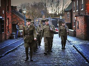Supporting image for story: Soldiers march back in time at Black Country Living Museum