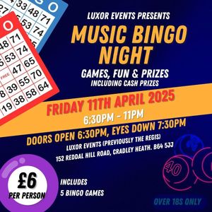 Music Bingo Night at Luxor