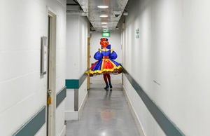 Andrew Ryan backstage. Photo: Simon Hadley