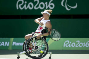 Jordanne Whiley in action in Rio Photo: onEdition