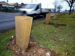 Supporting image for story: Bollards go up in Sandwell to stop travellers