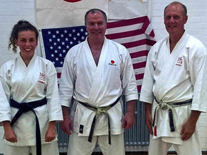 Supporting image for story: Karate success for Blank family after double black belt hit
