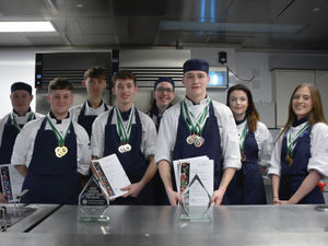 Supporting image for story: Shrewsbury students impress at cooking competition