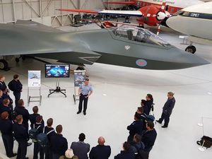 Supporting image for story: Is it a plane, is a drone? Plane of the future on show at RAF Museum Cosford