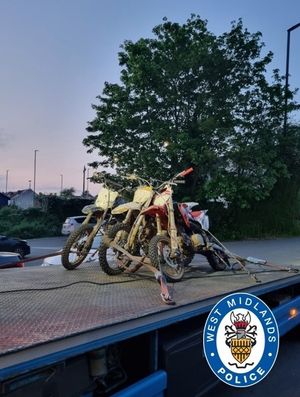  Off-road motorbikes seized in Dudley 