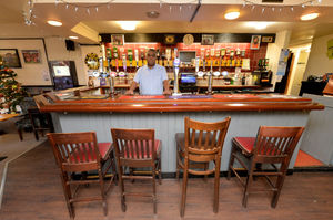 Bob Singh, landlord of the Yew Tree in Chapel Ash