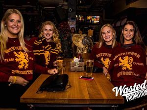 Supporting image for story: Harry Potter pub crawl sees 500 fans flock to Birmingham for second event - in pictures