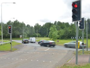 Supporting image for story: Traffic lights to stay at busy Telford roundabout 