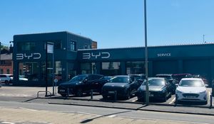 The new BYD dealership in Enville Street, Stourbridge, part of All Electric Garages Group