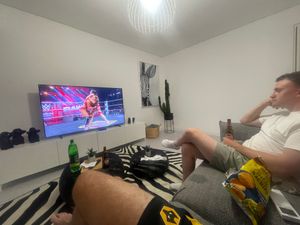Supporting image for story: Nathan Judah's Wolves tour diary - From a big interview with VP to eating in front of WWE!