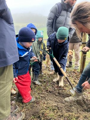 All are welcome to plant a tree for the future. 