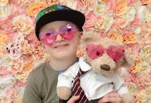 Isaac Reynolds, five, from Wolverhampton, pictured with Woody