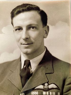 Tina's father Ron Chapman as a young man in his RAF days. Picture: Tina Boyle