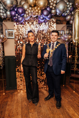 Director of Loopy Shrew Danielle DiTella, Mayor of Shrewsbury Councillor Alex Wagner 