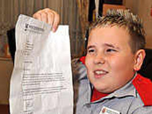 Supporting image for story: Fast-acting paperboy George praised