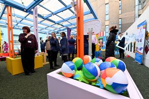 The opening of the new Children's Ward garden at New Cross Hospital, Wolverhampton.