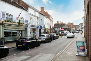 Modern day Cheshire Street in Market Drayton