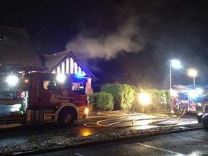 Supporting image for story: Police hunt for arsonists who wrecked Newport hall