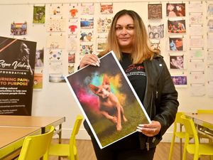 Supporting image for story: Watch: See what makes folk happy as people helped by the Susan Vickers Foundation proudly display their art in Wolverhampton