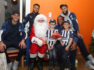 Supporting image for story: GALLERY: West Brom players bring Christmas cheer to Acorn's Hospice