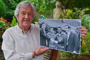 Charles Roberts, from Knockin, met Pele at the 1966 World Cup