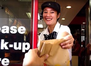 A still from the video