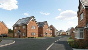 Cameron Homes Willow Rise street scene 2 plots 23-26