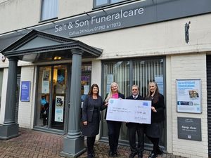 Supporting image for story: Top of the shop! Staffordshire funeralcare team raises funds for cancer charity