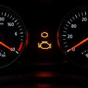 The dreaded "check engine" warning light can often be triggered by a weak battery