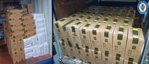 Officers from West Midlands Police seized 200 boxes of nitrous oxide cannisters worth around £30,000 after the early morning raid. Photo: West Midlands Police