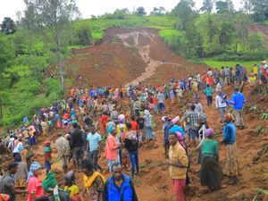 Supporting image for story: Death toll in Ethiopia mudslides rises to 229 as search operations continue