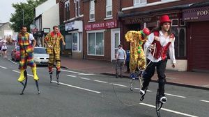 OH Festival parade in Old Hill. Photo: Darren Lester