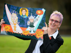 Supporting image for story: Market Drayton caricaturist Chris Ryder talks about her work