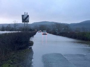 Flooding at Llandrinio