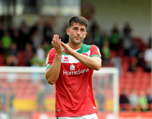 Dejected Saddlers at the final whistle....