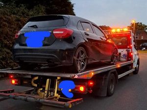 Supporting image for story: Telford police seize car and report driver who allegedly had illegal number plate