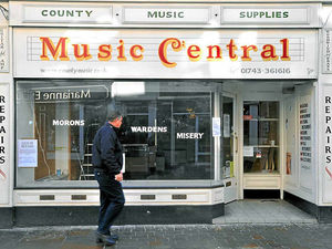 Supporting image for story: Shrewsbury music shop defiant over sign threat