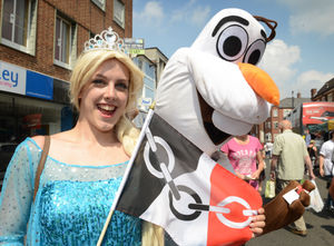 Sophie Webster enjoying Dudley Fun Day