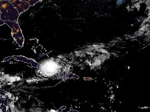 Supporting image for story: Tropical Storm Oscar dumps heavy rain on Cuba as it heads for Bahamas