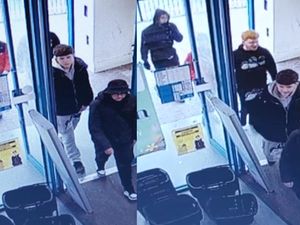 Supporting image for story: Staff member assaulted at Birmingham shop and goods stolen - police issue pictures of group they want to identify