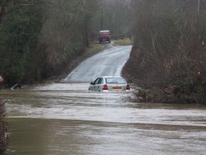 Supporting image for story: Flood alerts in place across Shropshire as Storm Dudley approaches