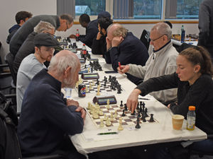 Supporting image for story: Storm Goretti: How a local family helped Shropshire's biggest chess event avoid a decisive check mate during the heavy snow