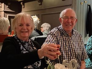 Supporting image for story: Family celebration for couple’s diamond day