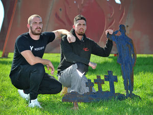 Supporting image for story: NHS and remembrance sculptures in Dudley to be taken down due to lack of planning permission