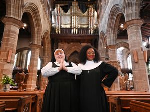 Supporting image for story: Stars of musical spread the love across city