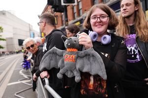 Fans waiting for the procession, which is scheduled to start at 1pm
