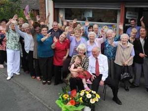 Supporting image for story: Hairdressing couple bid farewell after 48 years