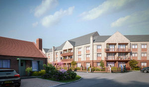 Artist impression of Barnes Court